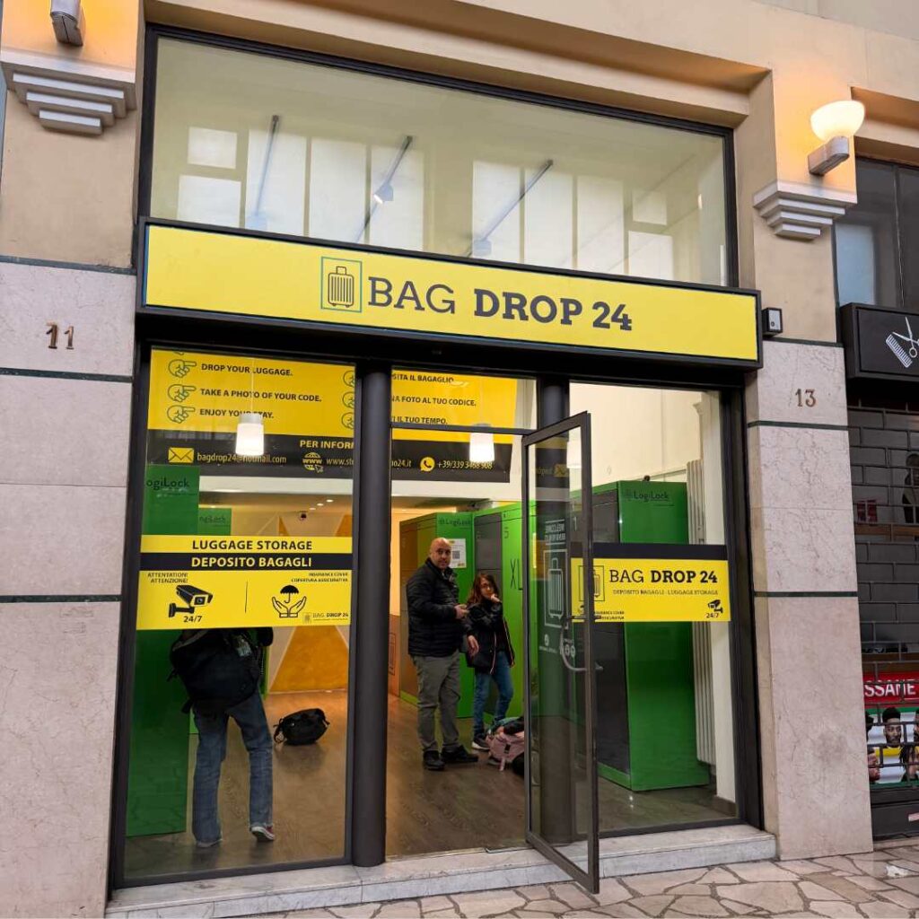 locker de maletas en Bérgamo
